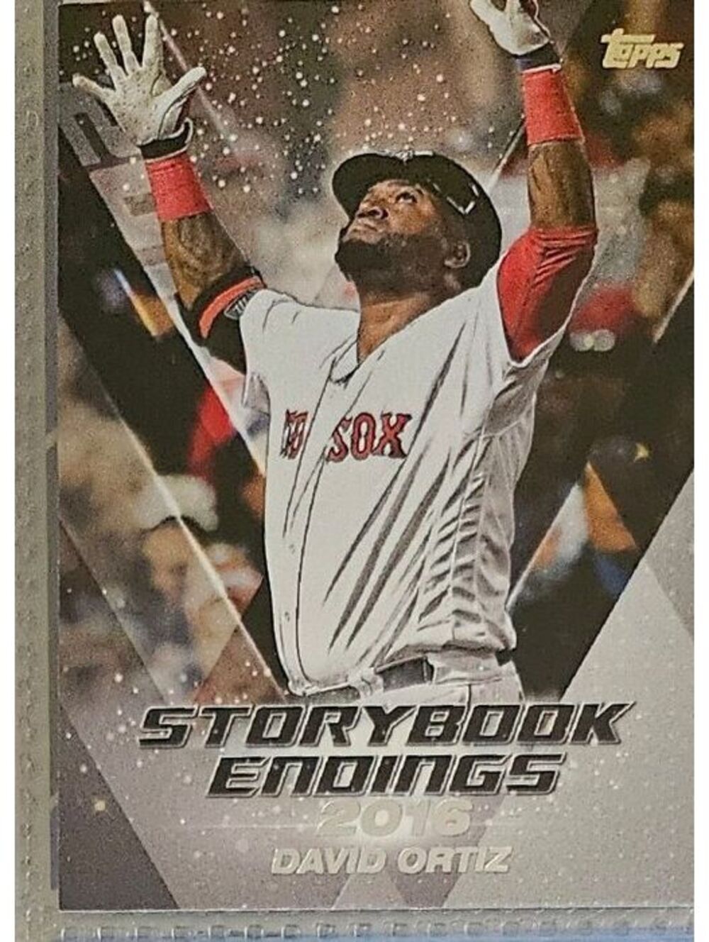 David Ortiz - 2018 Topps Storybook Endings insert - #SE-2 - HOF - Boston Red Sox